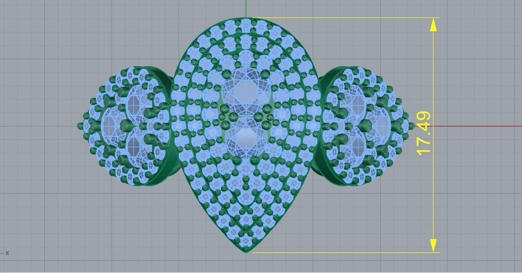 Ring N01968 3D print model_8