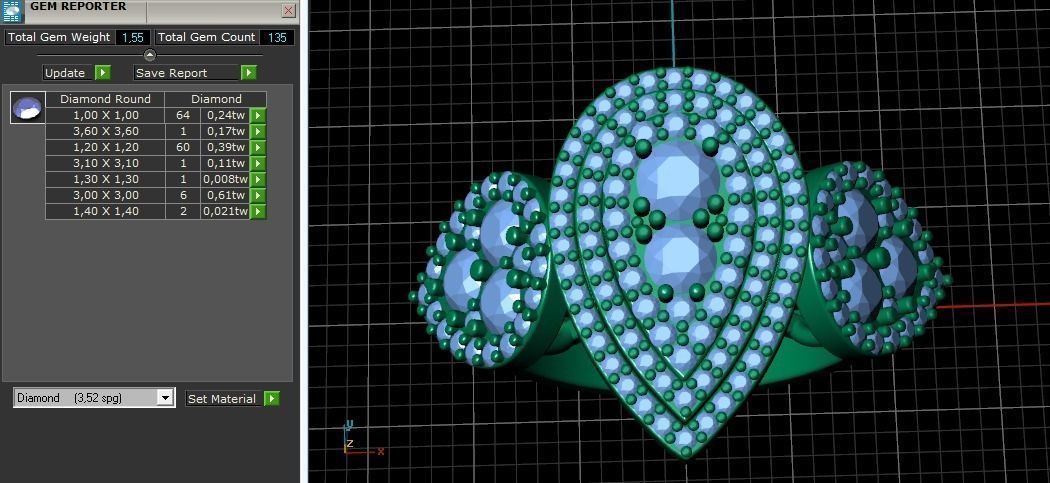Ring N01968 3D print model_10