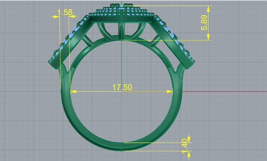 Ring N01968 3D print model_6