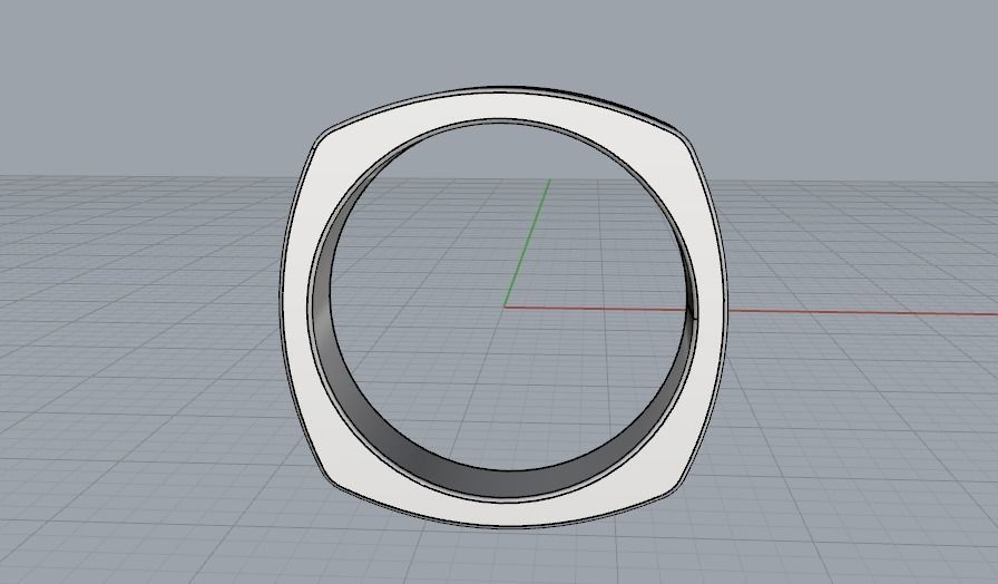Ring N01962 3D print model_2