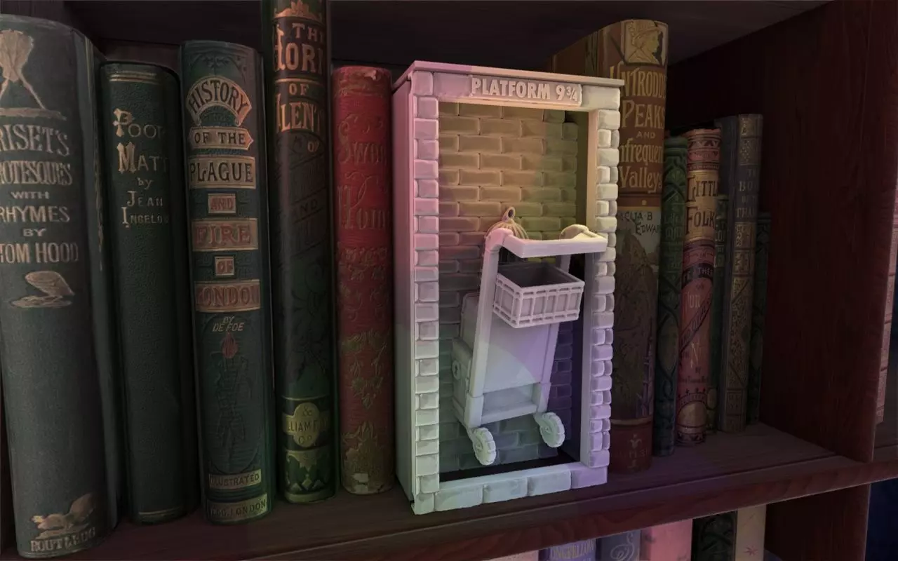 Platform Booknook 3D print model_0