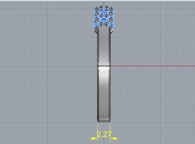 Ring N01953 3D print model_7