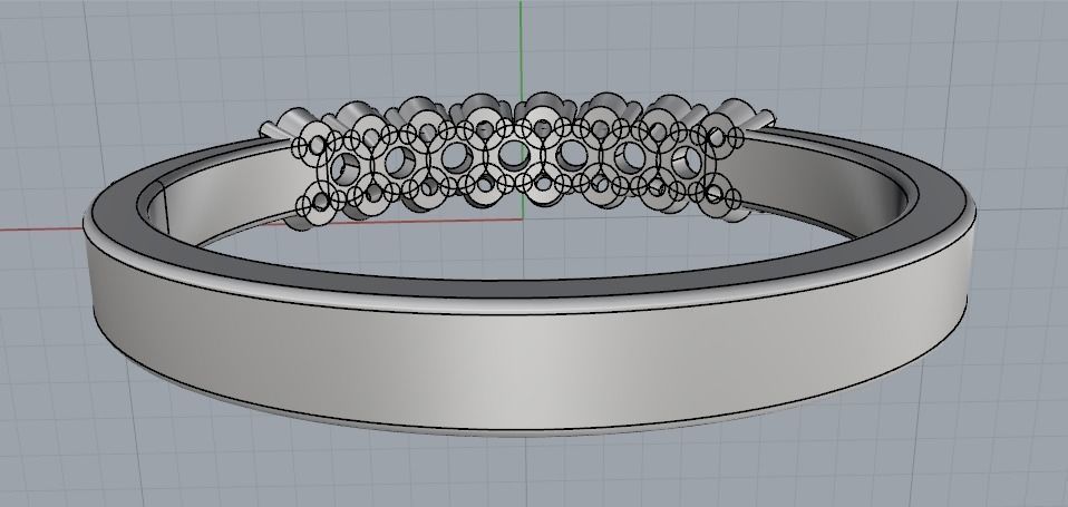 Ring N01953 3D print model_5