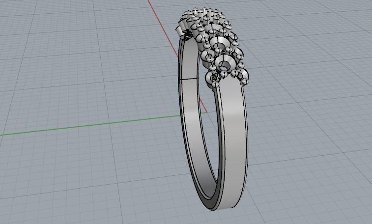 Ring N01953 3D print model_3