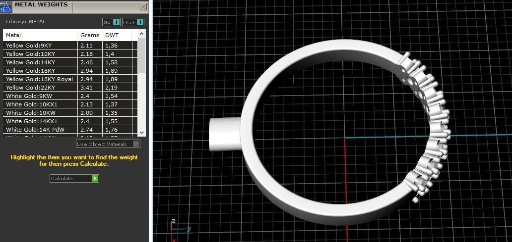 Ring N01953 3D print model_9