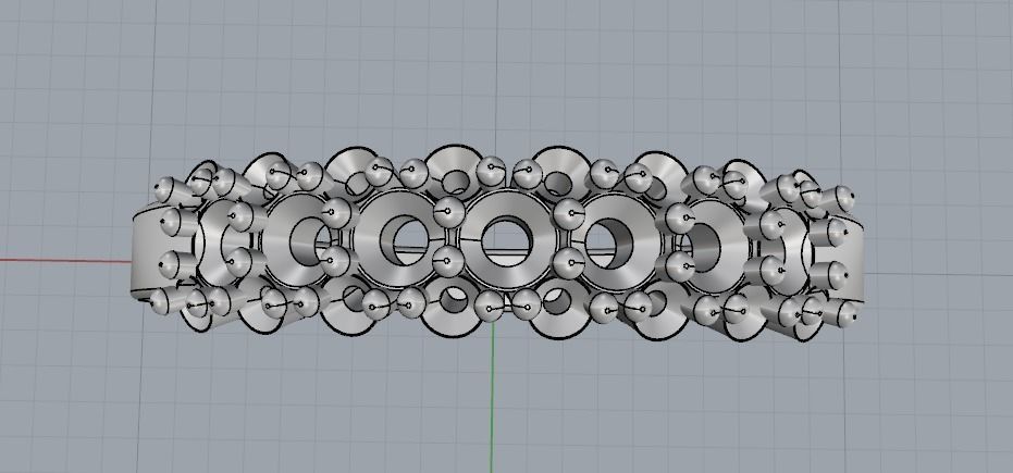 Ring N01953 3D print model_2