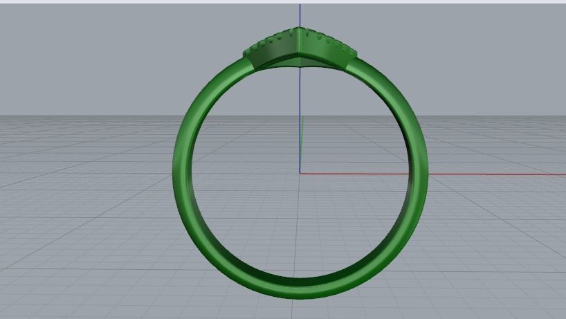 Ring N01948 3D print model_4