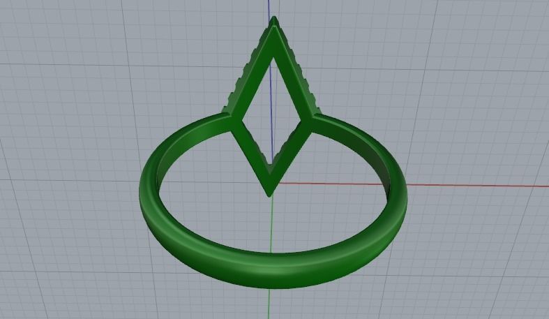 Ring N01948 3D print model_5