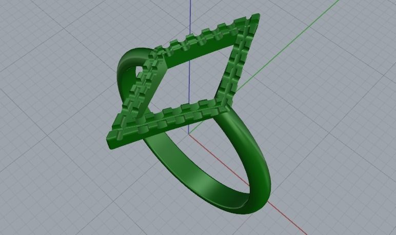 Ring N01948 3D print model_2