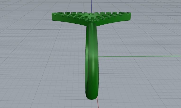 Ring N01948 3D print model_3