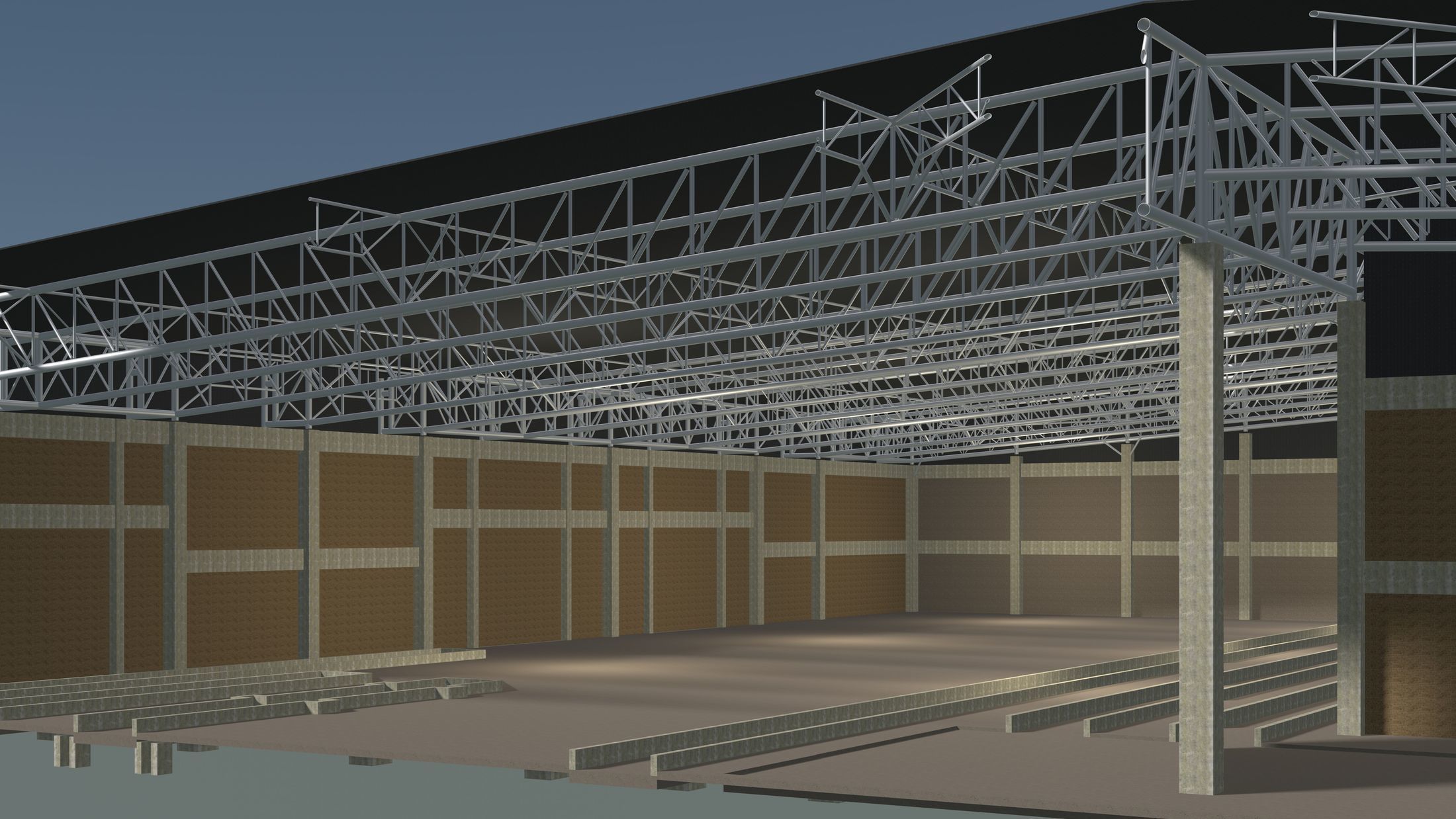Factory in section cut 24i04 3D model_1