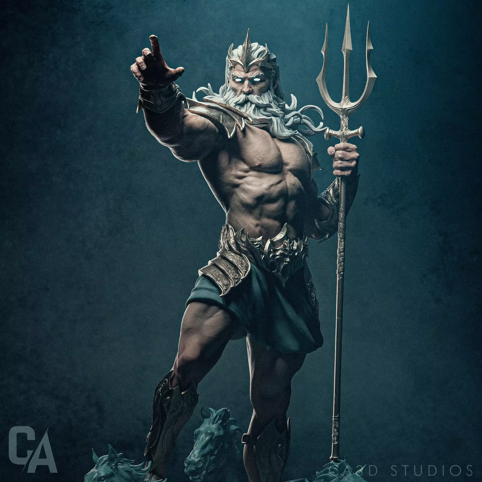 Poseidon 3D Print 3D print model_0
