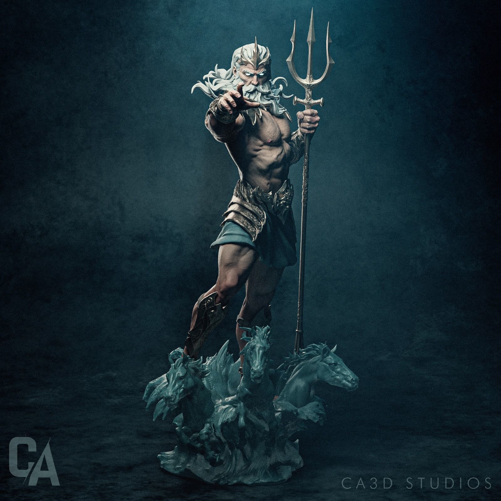 Poseidon 3D Print 3D print model_3