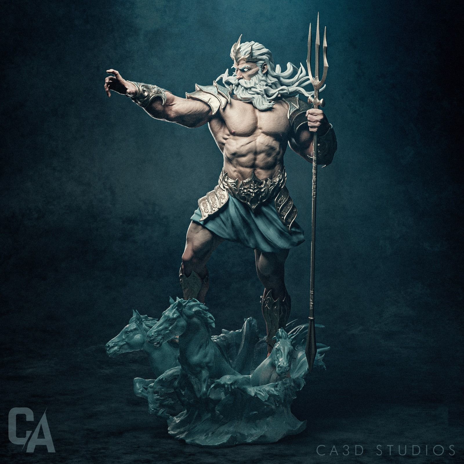 Poseidon 3D Print 3D print model_2