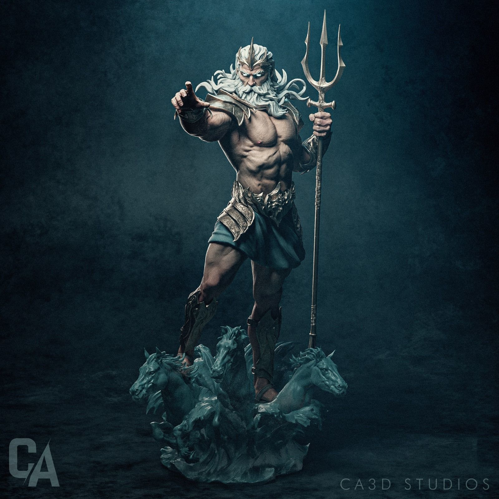 Poseidon 3D Print 3D print model_1