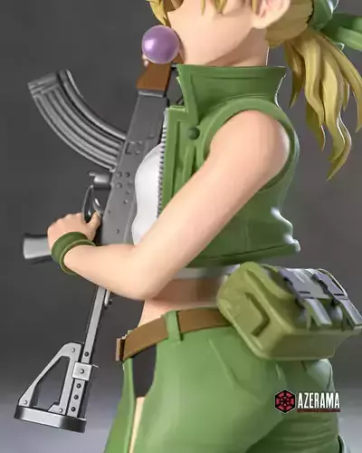 Eri Kasamoto 18yo Fanart From Metal Slug 3D print model
