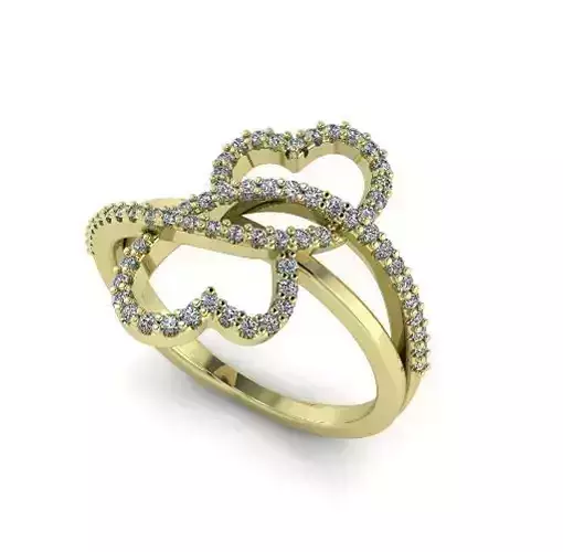 Butterfly ring N012312