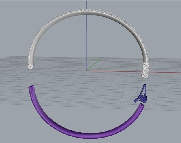 Bracelet N012300 3D print model_2