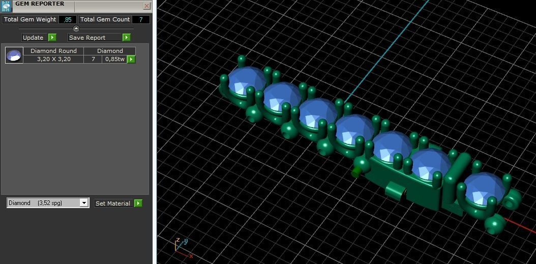 Bracelet Tenis N012299 3D print model_10