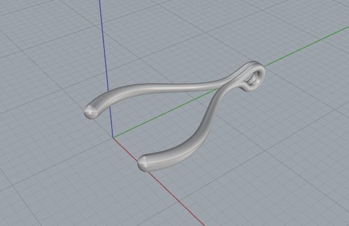 Pendant N012286 3D print model_2