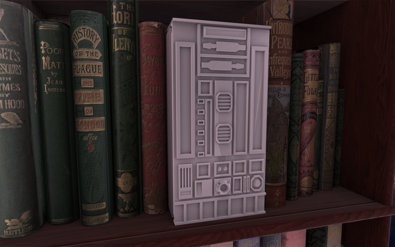 Robor Booknook 3D print model_3