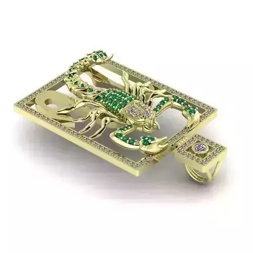 Pendant zodiac sign Scorpio Model 2282