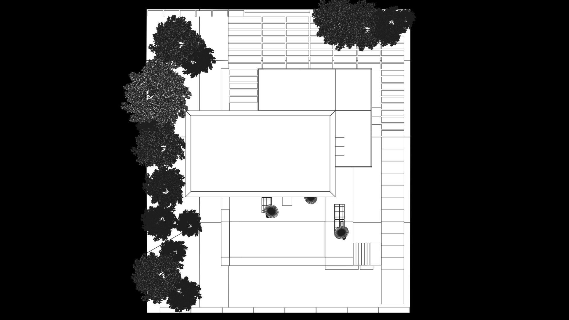 Modern Villa house 3d model 3D model_13