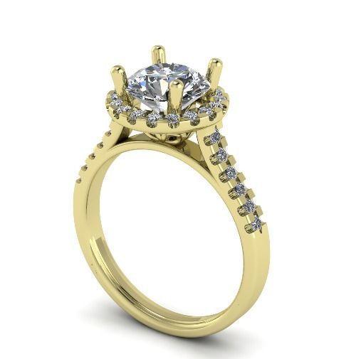 Ring size 6 N012277 3D print model_1