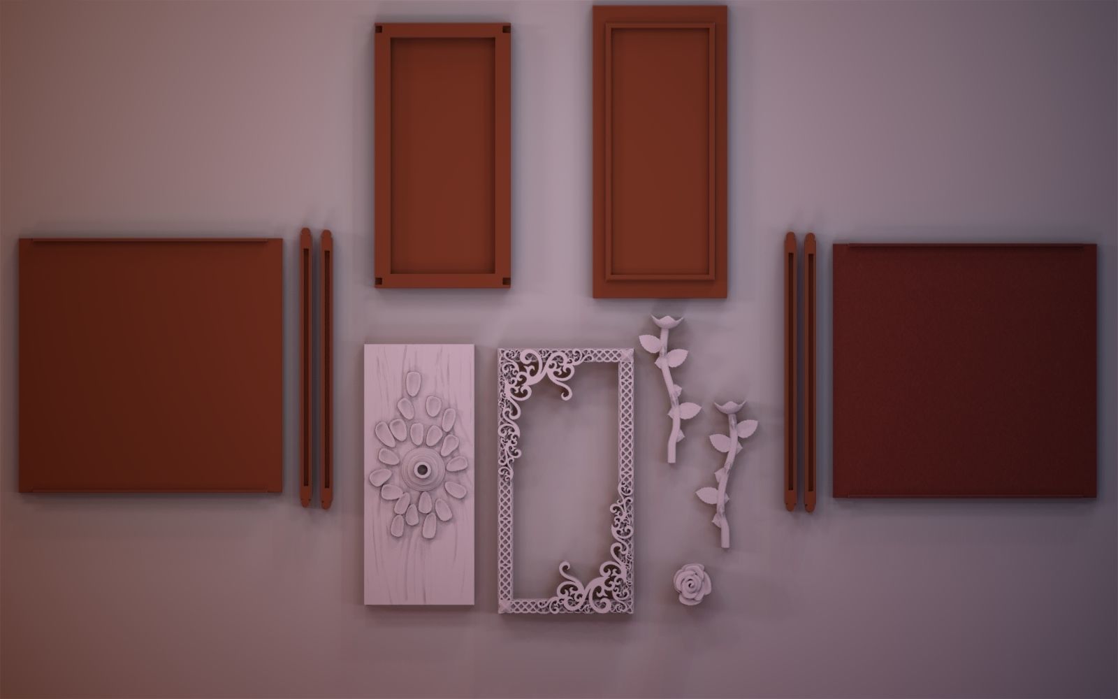 Rose Booknook 3D print model_2