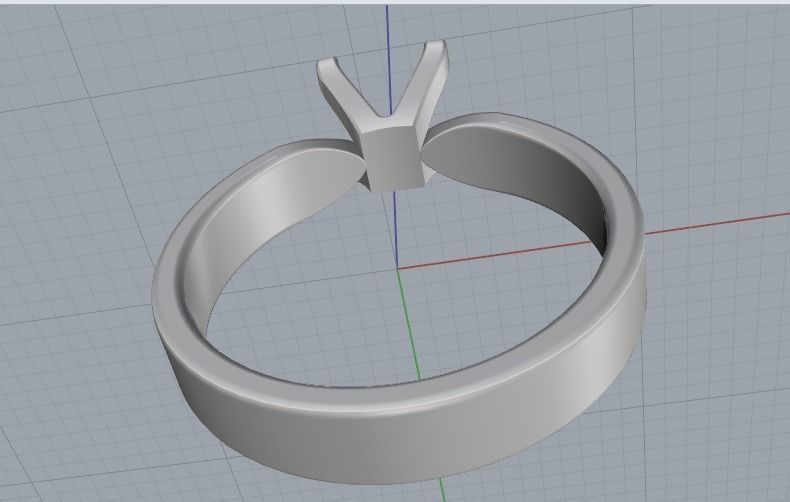 Soliter ring N012364 3D print model_4