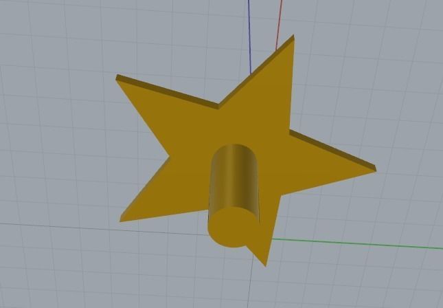 Star N012360 3D print model_7