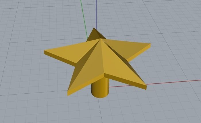 Star N012360 3D print model_4