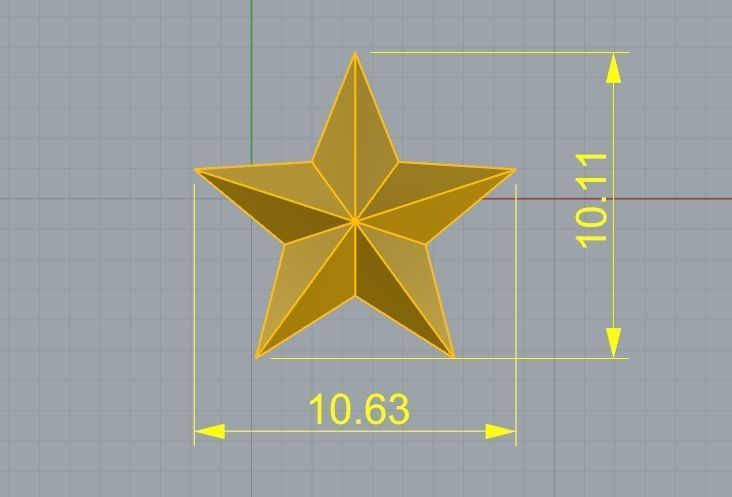 Star N012360 3D print model_2