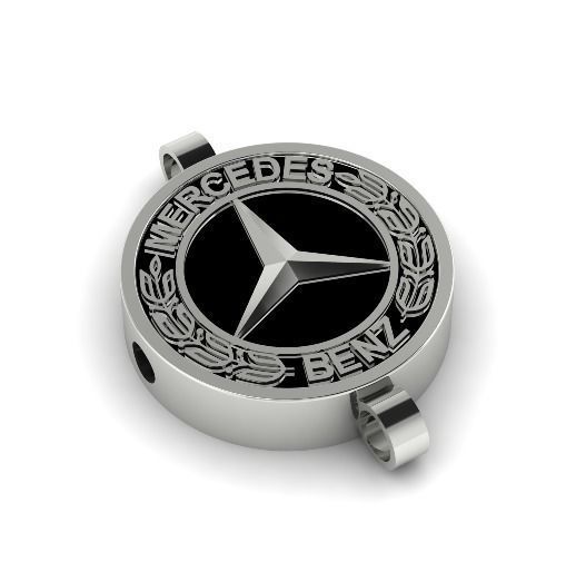 Mercedes sign N012355 3D print model_1