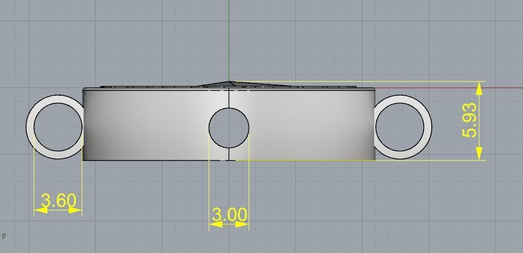 Mercedes sign N012355 3D print model_7