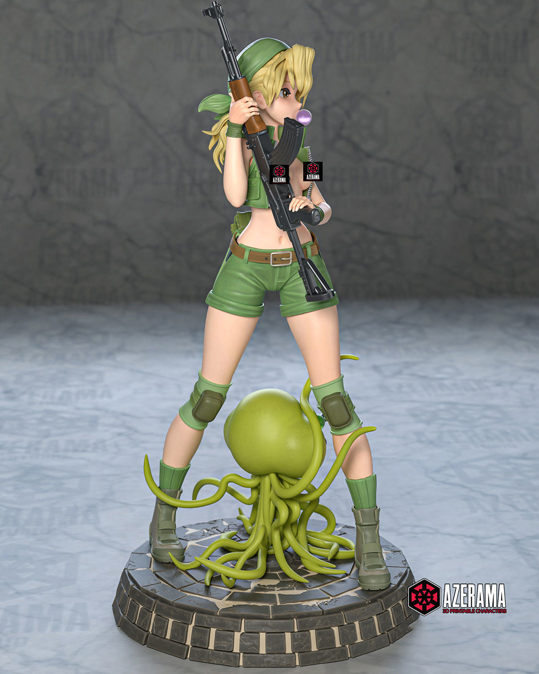 Eri Kasamoto NSFW 18yo Fanart From Metal Slug 3D print model_7