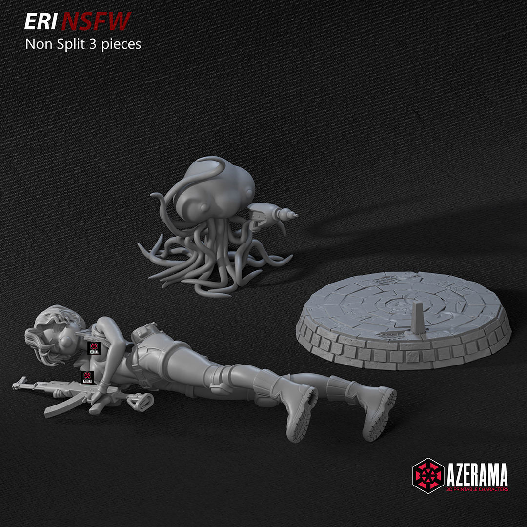 Eri Kasamoto NSFW 18yo Fanart From Metal Slug 3D print model_5