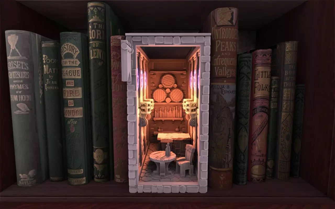 INN Booknook 3D print model_0