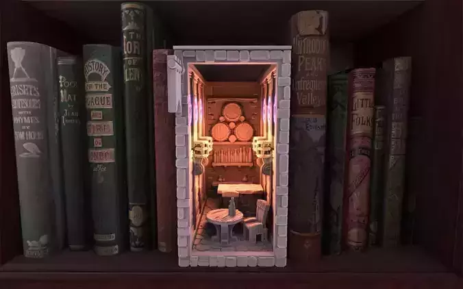 INN Booknook 3D print model