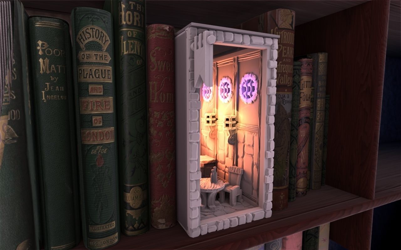 INN Booknook 3D print model_4