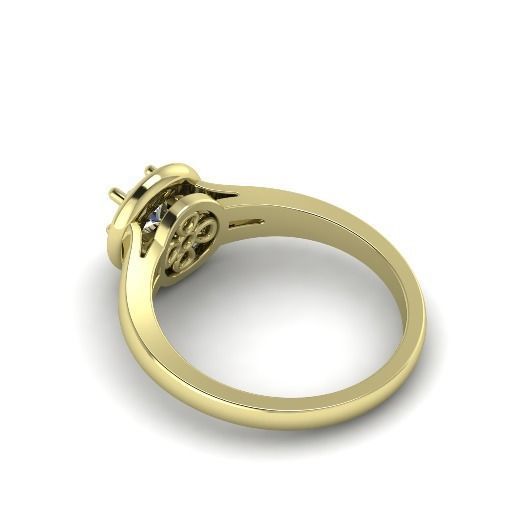 Soliter ring size 9 N012344 3D print model_1