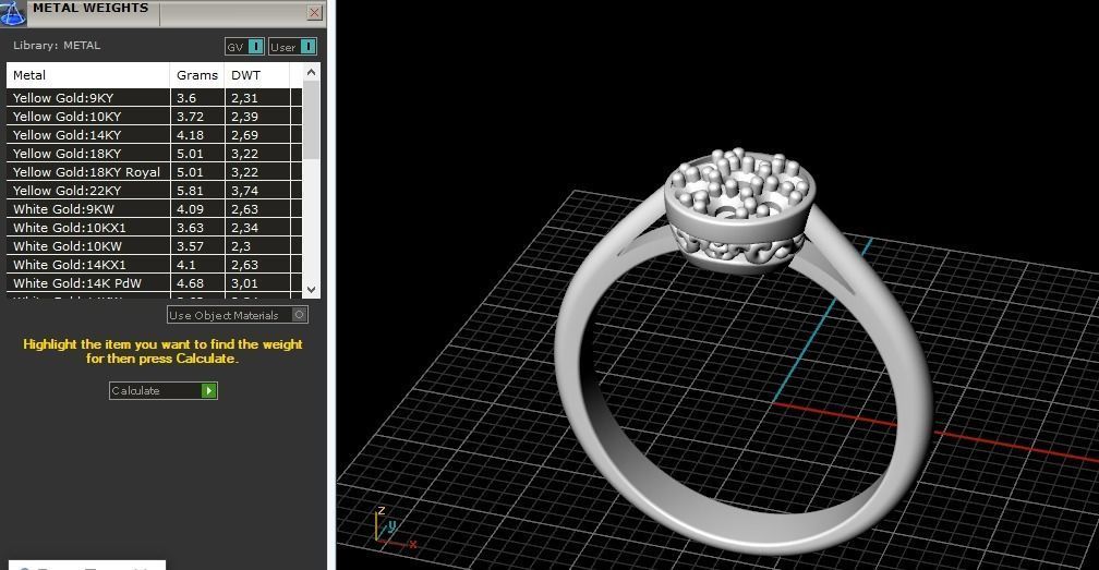 Soliter ring size 9 N012340 3D print model_9