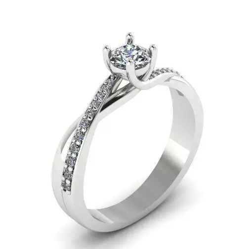 Soliter ring N012338 3D print model_0