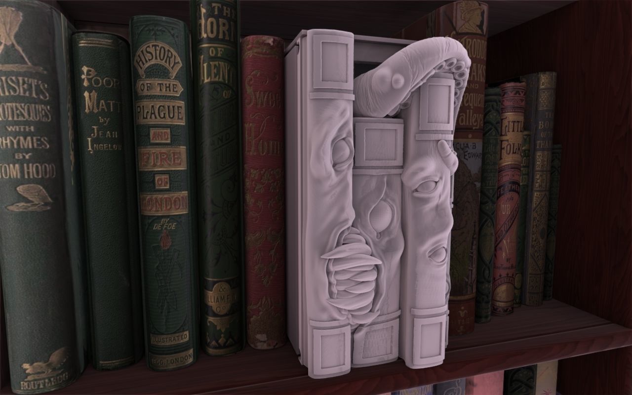 Mimic Booknook 3D print model_3