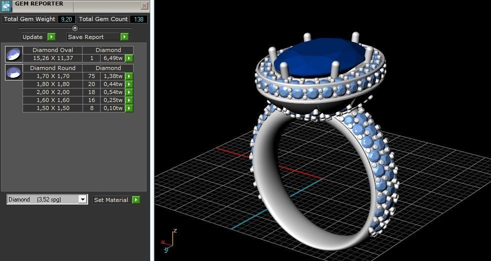Ring N012420 3D print model_9