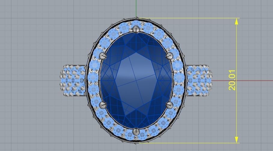 Ring N012420 3D print model_6