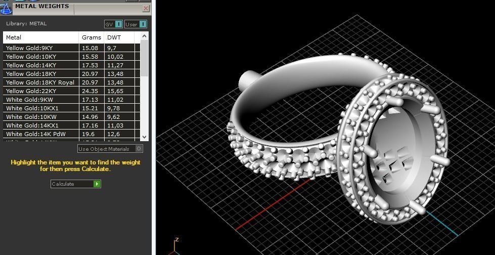 Ring N012420 3D print model_8