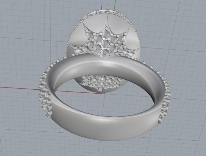 Ring N012420 3D print model_4
