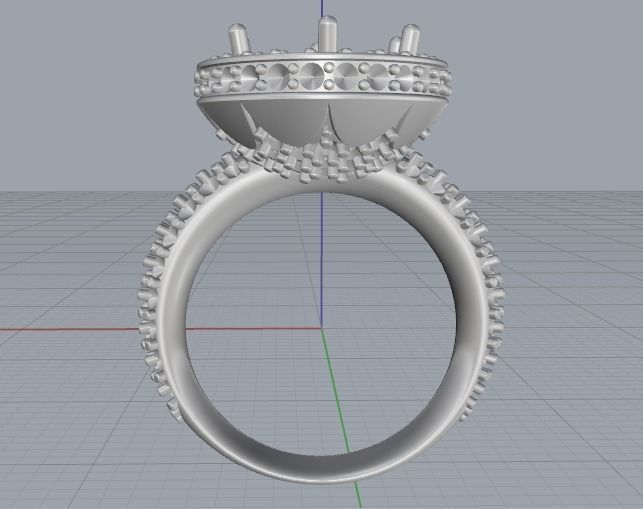Ring N012420 3D print model_3