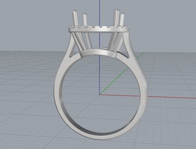 Ring N012413 3D print model_3